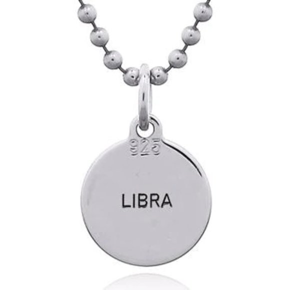 Jeanex double sided zodiac pendant - LIBRA - Picture 1 of 6